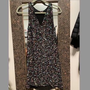 Calypso St. Barth Sparkly Sleeveless Swing Dress XS